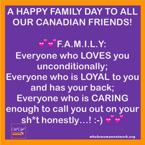 HAPPY FAMILY DAY Whole WoMan Network